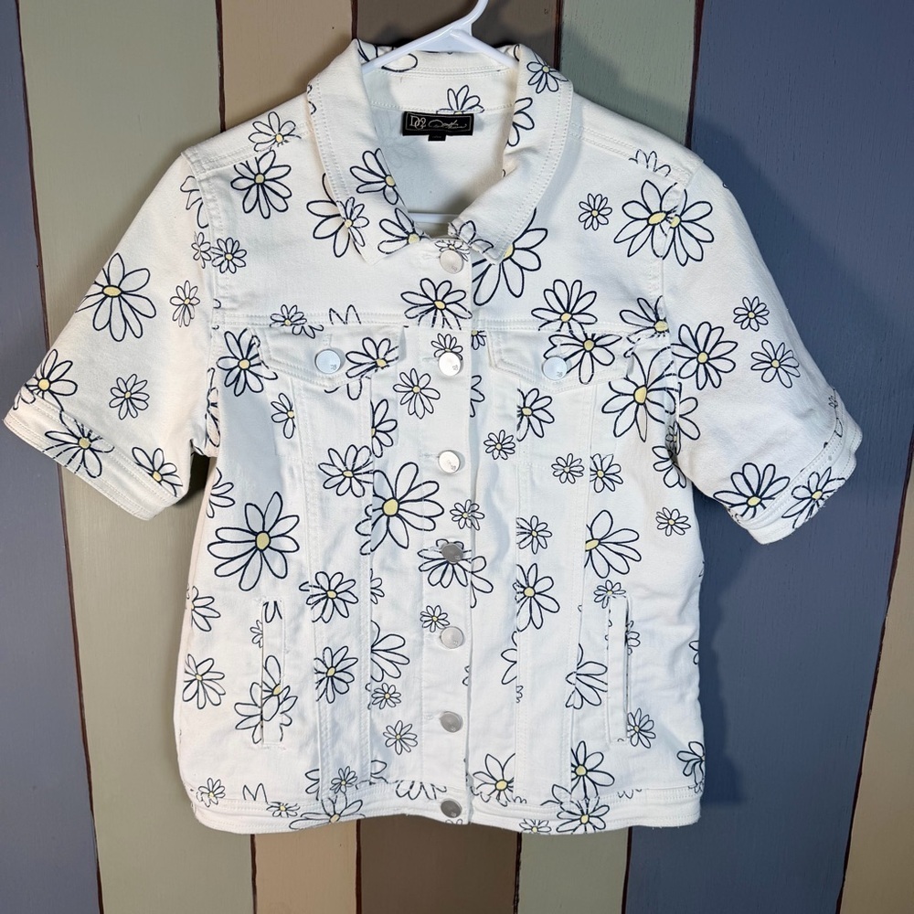 Daisy Denim Jacket-Size:Small - Picture 4 of 8